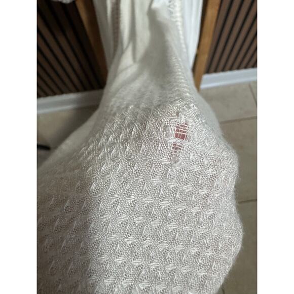 Free People Southwest Lace Maxi Dress Long Sleeve White Size Medium - Picture 14 of 16